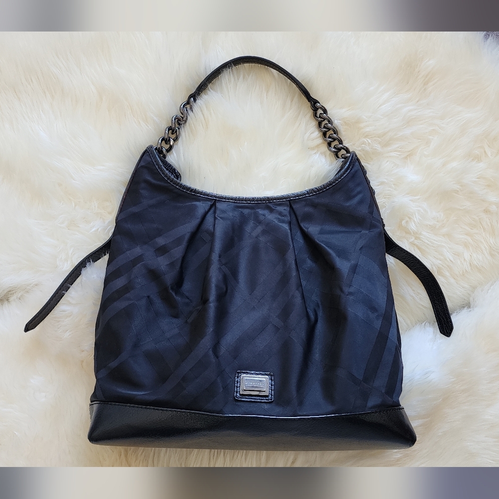 Burberry Black Hobo Bag